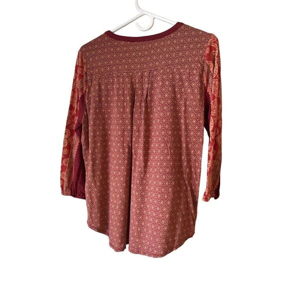 Lucky 🍀 Brand Boho Blouse L - Picture 5 of 10